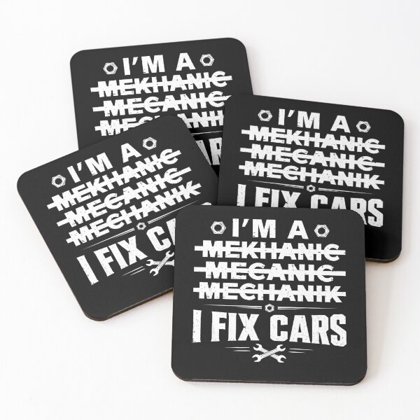Item preview, I'm A Mechanic I Fix Cars Spelling designed and sold by KarimSoCute.
