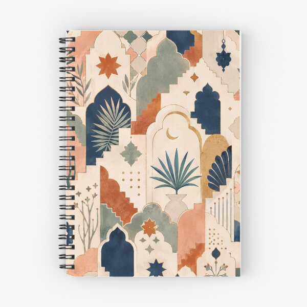 Item preview, Moroccan Archways Abstract Pattern Boho Architecture designed and sold by QCena.