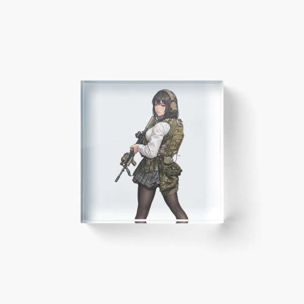 Item preview, Tactical School Girl - Anime Special Ops designed and sold by RAWLIFEGRAPHIC.