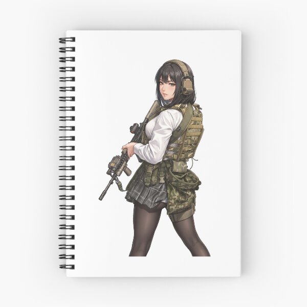 Item preview, Tactical School Girl - Anime Special Ops designed and sold by RAWLIFEGRAPHIC.
