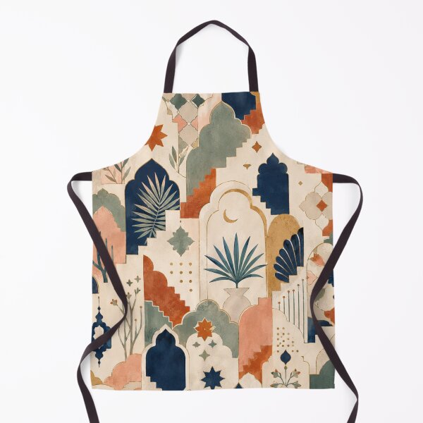Item preview, Moroccan Archways Abstract Pattern Boho Architecture designed and sold by QCena.
