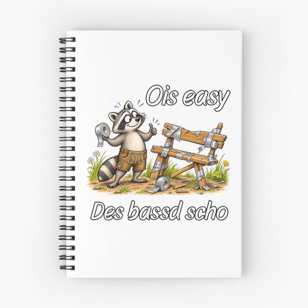 Item preview, That's alright, raccoon – Funny Bavarian craftsman saying design designed and sold by ABCrazyShop.