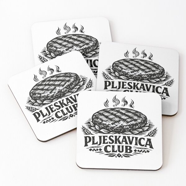 Item preview, Pljeskavica Club Woodcut Balkan Food designed and sold by OfficialBalkan.