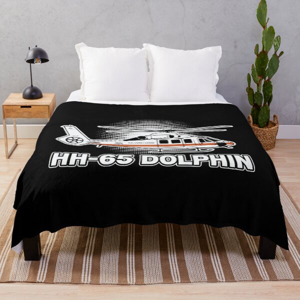 Artikelvorschau, HH-65 Dolphin Pop-Art-Illustration | Design für die Such- und Rettungsfliegerei der Küstenwache entworfen und verkauft von Coasties.