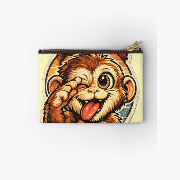 Item preview, Teasing Monkey Retro Style designed and sold by DesignPrePress.