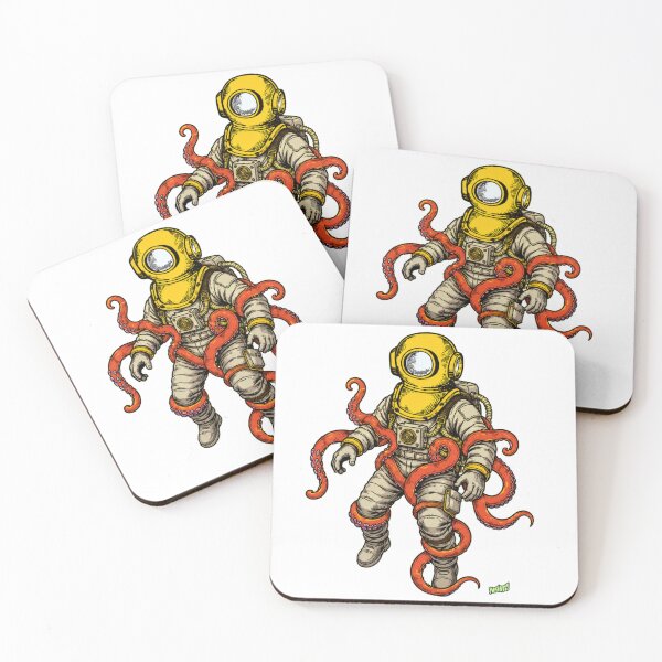 Item preview, Deep Space Diver – Astronaut & Octopus designed and sold by YOFANTZ!.