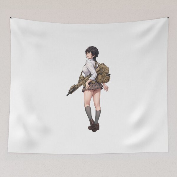 Item preview, Tactical School Girl - Anime Special Ops designed and sold by RAWLIFEGRAPHIC.