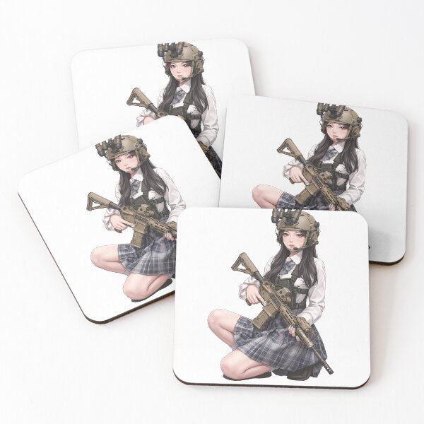 Item preview, Tactical School Girl - Anime Special Ops designed and sold by RAWLIFEGRAPHIC.