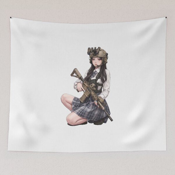 Item preview, Tactical School Girl - Anime Special Ops designed and sold by RAWLIFEGRAPHIC.