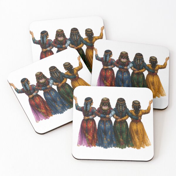 Artikelvorschau, Kurdish Women in Traditional Dress Cultural Art entworfen und verkauft von DailyDoodlesBySumbul.