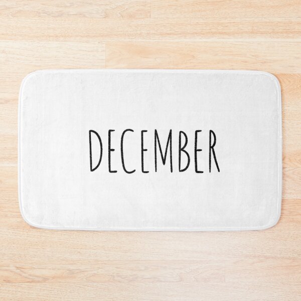 Item preview, Cute December Hand Lettered Typography Handwritten Monthly Artwork designed and sold by somimalikkk.