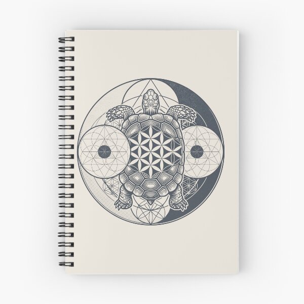 Item preview, Sacred Geometry Sea Turtle Art designed and sold by Mystikos Art.