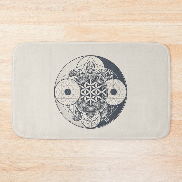 Item preview, Sacred Geometry Sea Turtle Art designed and sold by Mystikos Art.