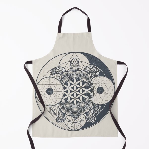 Item preview, Sacred Geometry Sea Turtle Art designed and sold by Mystikos Art.
