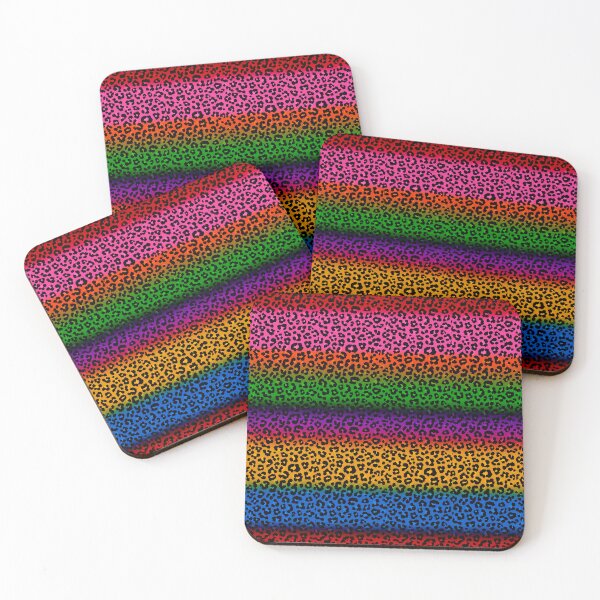 Item preview, Rainbow Leopard Animal Print Design designed and sold by PatternTitan.