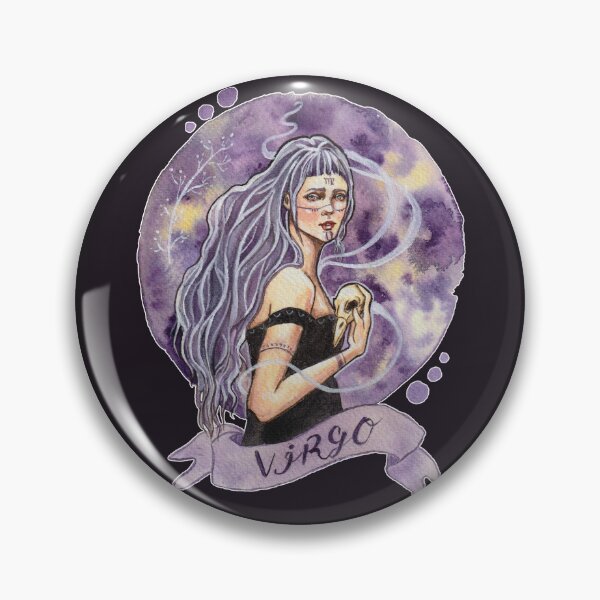 Item preview, Virgo Zodiac Sign Celestial Earth Element Magic Art designed and sold by esmavart.