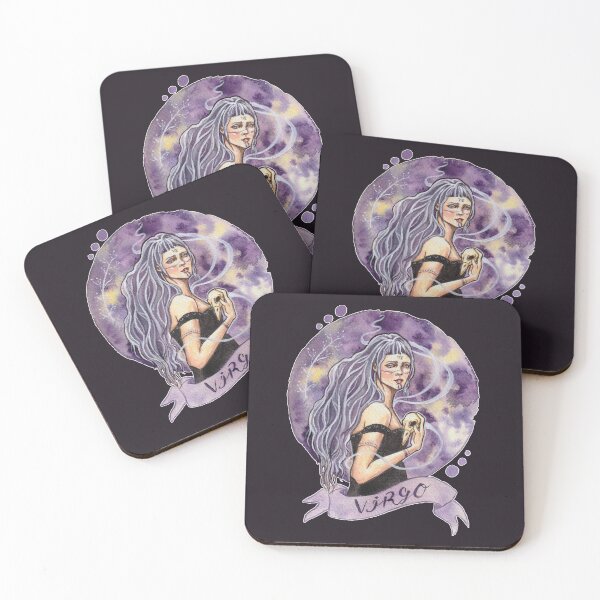 Item preview, Virgo Zodiac Sign Celestial Earth Element Magic Art designed and sold by esmavart.