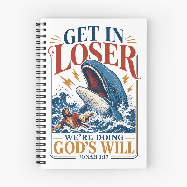 Item preview, Get in Loser Were Doing God Will Jonah Whale Bible designed and sold by weirdrelatives.