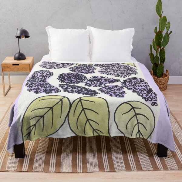 Item preview, Purple Watercolour hydrangeas designed and sold by Phoebew03.