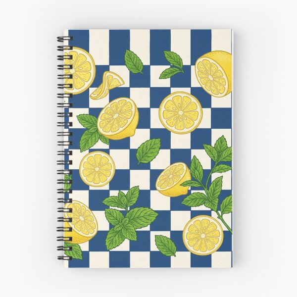 Item preview, Mint and lemon on squares designed and sold by snoWorkshop.