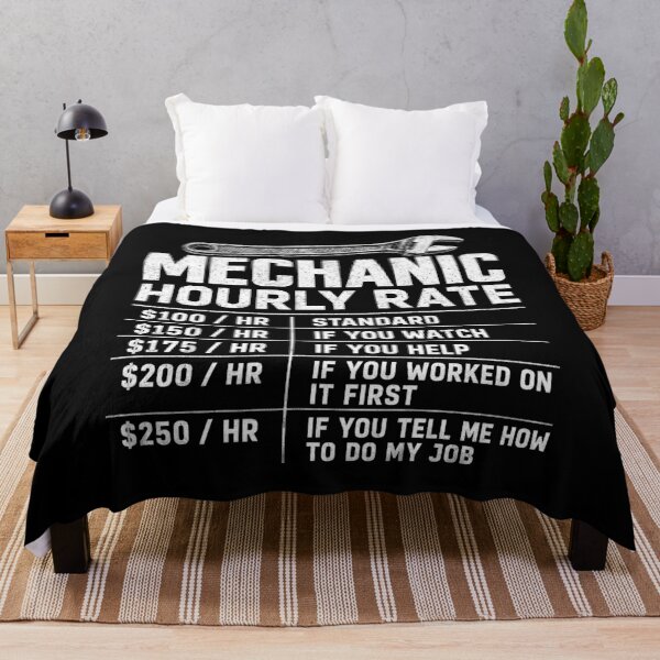 Item preview, Mechanic Hourly Rate Funny designed and sold by KarimSoCute.