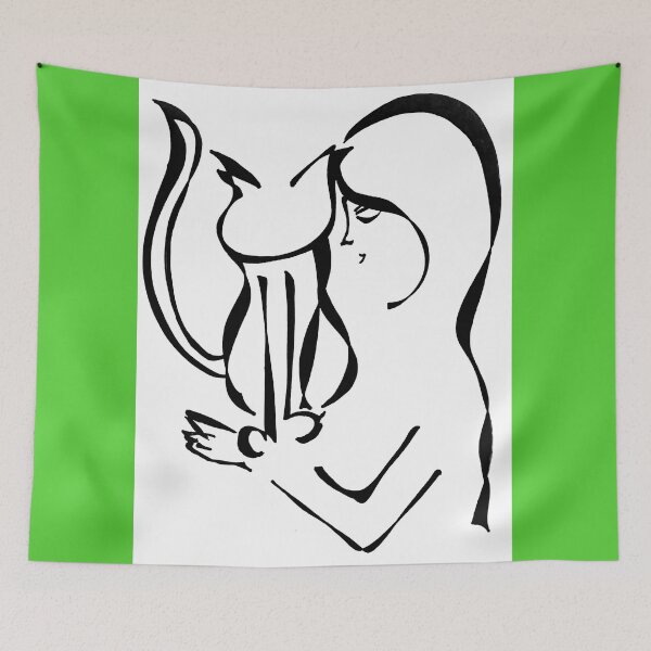 Item preview, 8150-2: "Women And Cats Will Do As They Please, And Men And Dogs Should Relax And Get Used To It." Robert Heinlein (1907-1988) Author Of 'Stranger In A Strange Land':  Cat Collection designed and sold by ItzaCooper.