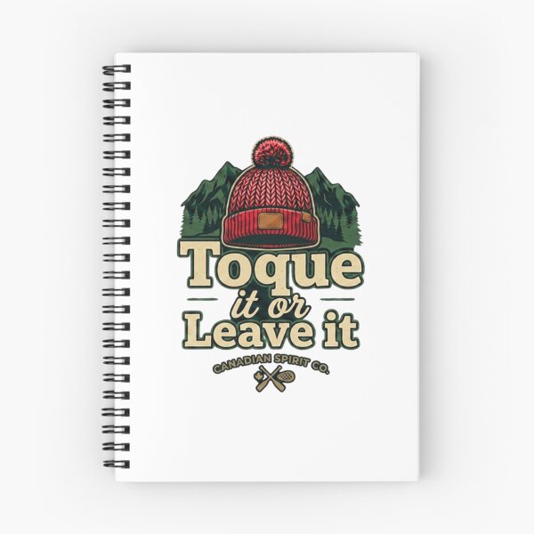 Item preview, Toque It or Leave It — Vintage Canadian Winter Badge T-Shirt | Toque Pun Tee designed and sold by Canadian Spirit.