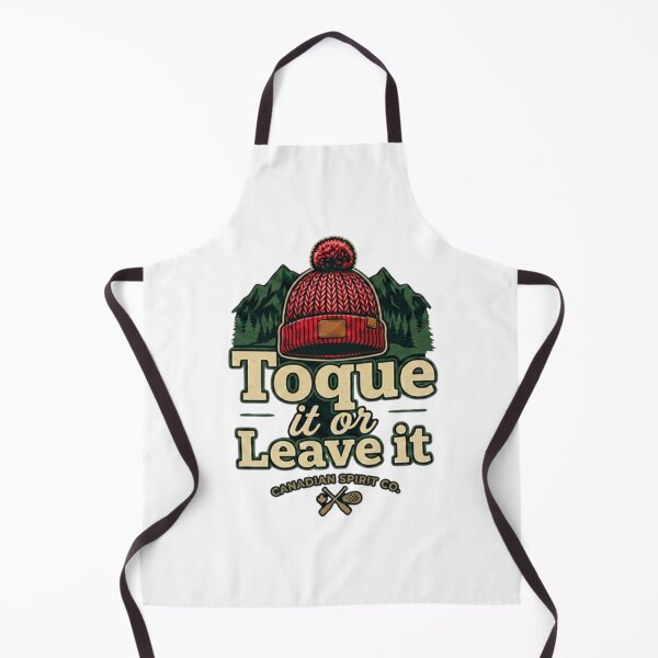 Item preview, Toque It or Leave It — Vintage Canadian Winter Badge T-Shirt | Toque Pun Tee designed and sold by Canadian Spirit.