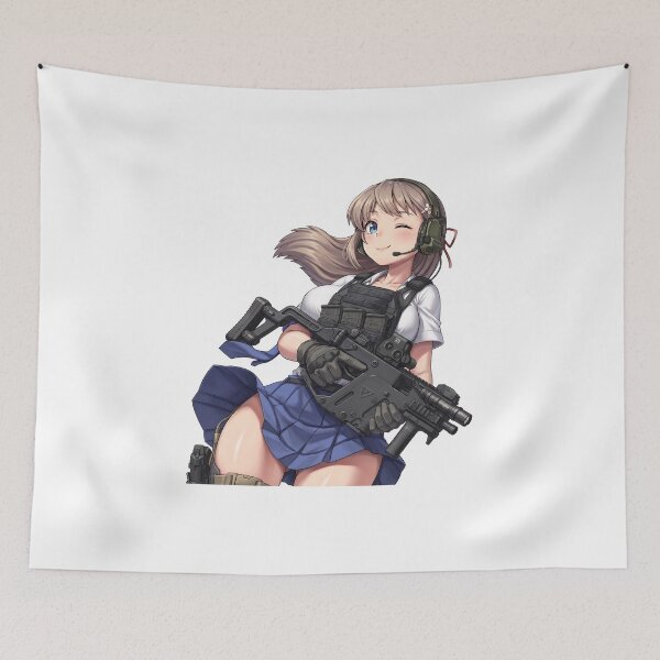 Item preview, Tactical School Girl - Anime Special Ops designed and sold by RAWLIFEGRAPHIC.