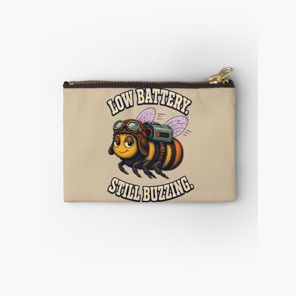 Item preview, Low Battery, Still Buzzing – Funny Tired Bee Design designed and sold by VioVibe.