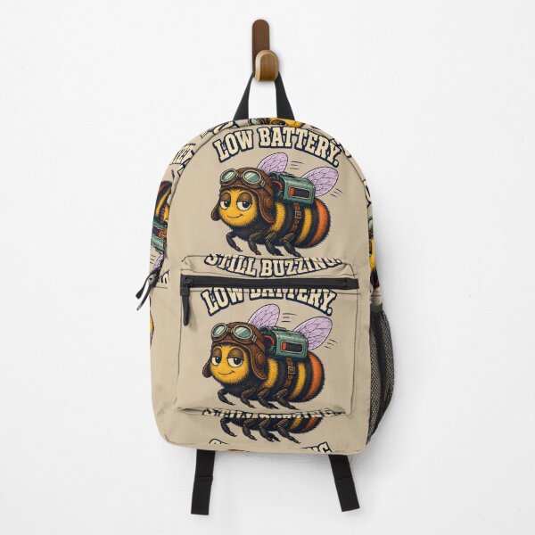 Item preview, Low Battery, Still Buzzing – Funny Tired Bee Design designed and sold by VioVibe.