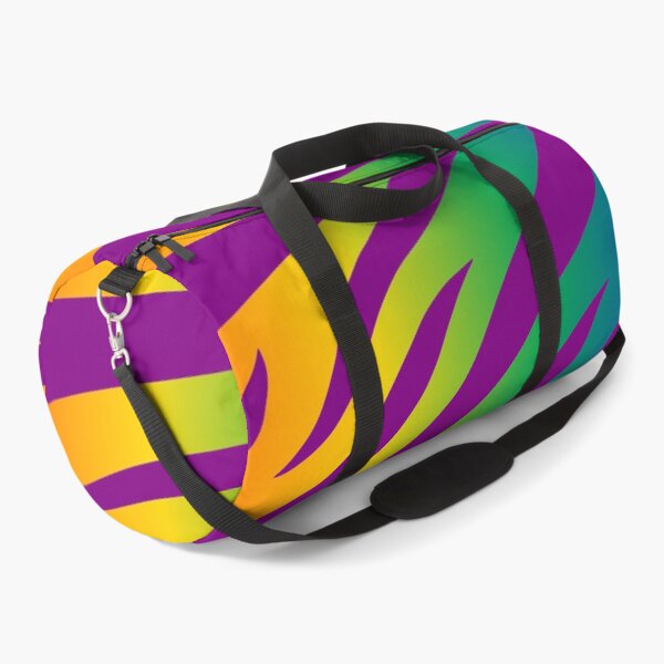 Item preview, Modern Graphic Zebra Print Pattern | Rainbow & Purple designed and sold by Frohyou.