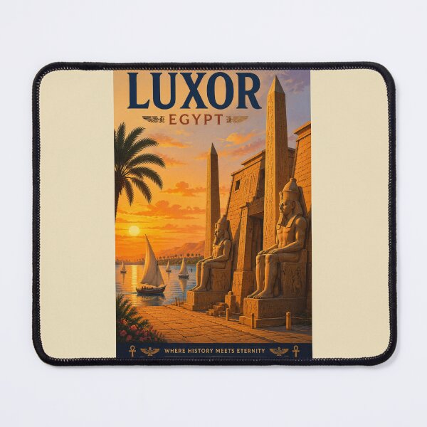 Item preview, Luxor Egypt | Ancient Egyptian Temple at Sunset designed and sold by Yasmine Mohammed.