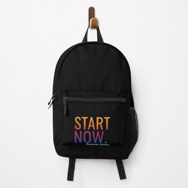 Item preview, START NOW Repeat Daily Minimalist Motivation Typography designed and sold by Nakrisa.