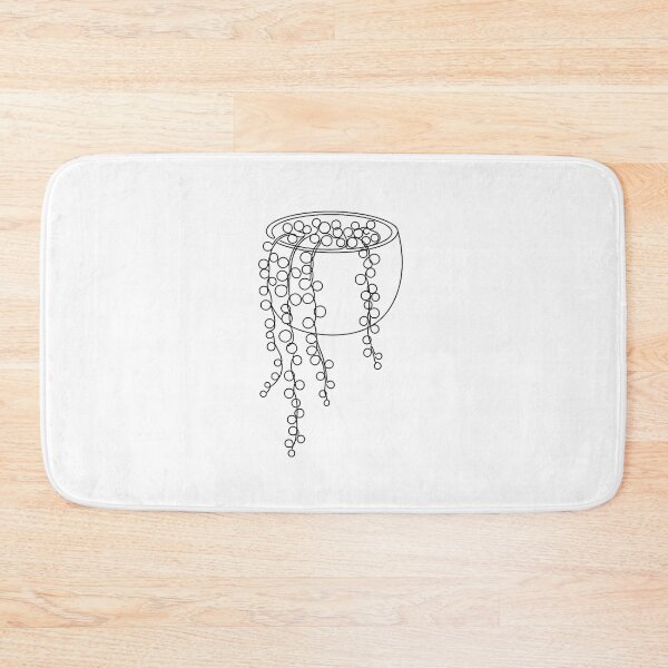 Item preview, String of Pearls Line Art | Minimalist Succulent Print designed and sold by PLANT LOVER'S PARADISE.