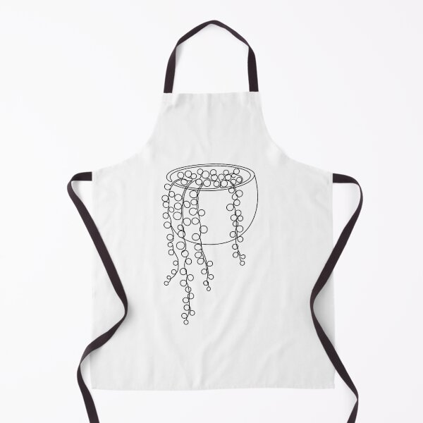 Item preview, String of Pearls Line Art | Minimalist Succulent Print designed and sold by PLANT LOVER'S PARADISE.