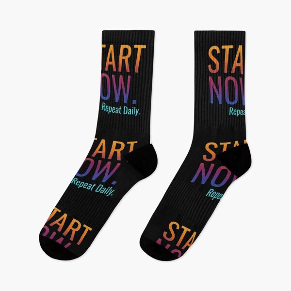 Item preview, START NOW Repeat Daily Minimalist Motivation Typography designed and sold by Nakrisa.