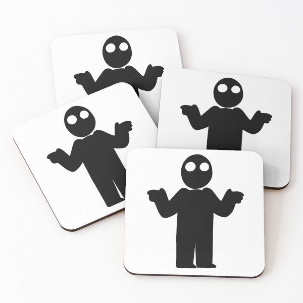 Item preview, Shrugging Black Shadow Figure IDK Confused Silhouette Artwork designed and sold by SomiMotion.