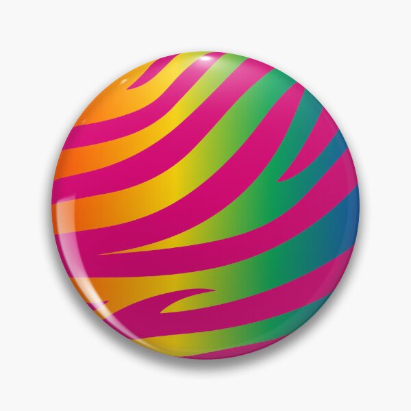 Item preview, Modern Graphic Zebra Print Pattern | Rainbow & Pink designed and sold by Frohyou.