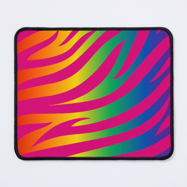 Item preview, Modern Graphic Zebra Print Pattern | Rainbow & Pink designed and sold by Frohyou.
