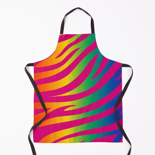 Item preview, Modern Graphic Zebra Print Pattern | Rainbow & Pink designed and sold by Frohyou.
