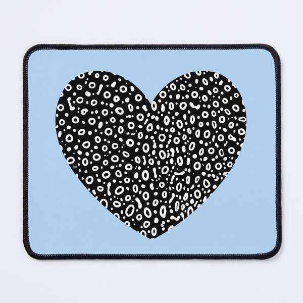 Item preview, Spotted Eagle Ray Heart designed and sold by BEATRIZ ABAITUA.