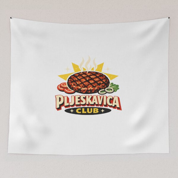 Item preview, Pljeskavica Club Mid Century Balkan Food designed and sold by OfficialBalkan.