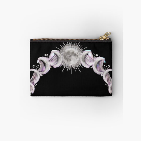 Item preview, Mystical Full Moon with Ethereal Flowing Ribbons Celestial Witchy Design designed and sold by Midnight Veil Designs.
