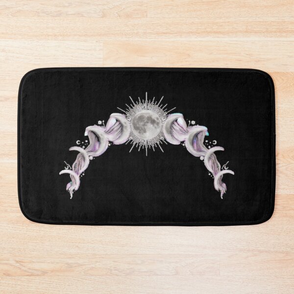 Item preview, Mystical Full Moon with Ethereal Flowing Ribbons Celestial Witchy Design designed and sold by Midnight Veil Designs.