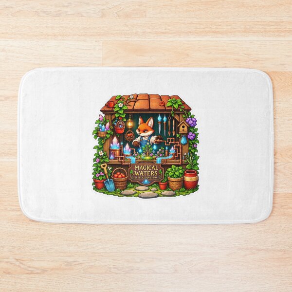 Item preview, Magical Waters | Alchemist Fox | Enchanted Garden | Fantasy Apothecary designed and sold by MrDev.