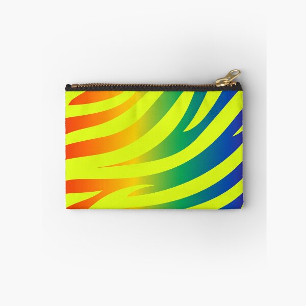 Item preview, Modern Graphic Zebra Print Pattern | Rainbow & Chartreuse designed and sold by Frohyou.