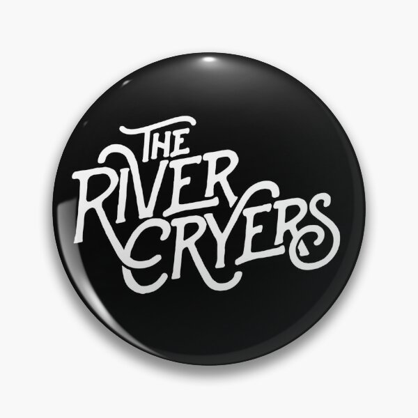 Item preview, River Cryers Logo, White on Black designed and sold by The River Cryers.