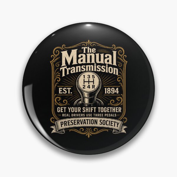 Item preview, The Manual Transmission Preservation Society Car Guy designed and sold by KarimSoCute.