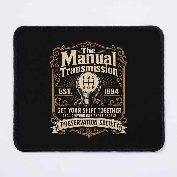 Item preview, The Manual Transmission Preservation Society Car Guy designed and sold by KarimSoCute.